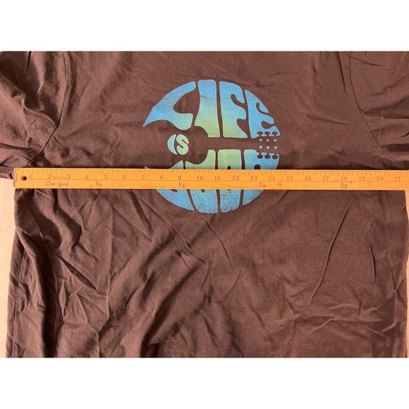 Life Is Good SS T Shirt Lg Gray - Picture 4 of 6